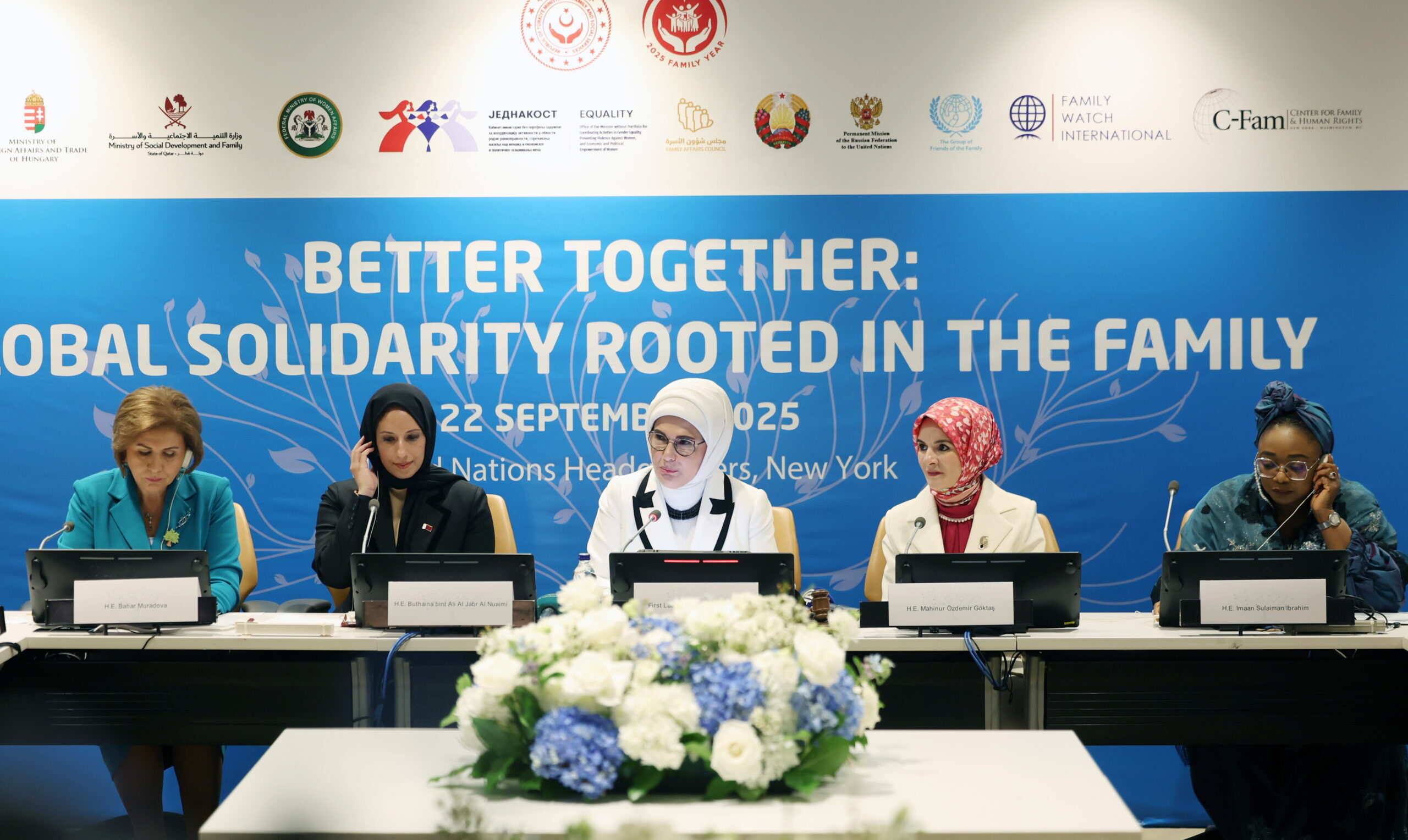 Emine Erdoğan: BM Bünyesinde Ailenin Güçlendirilmesine Dair Çalışmaları Koordine Edecek Bir Yapı Hedeflenmelidir