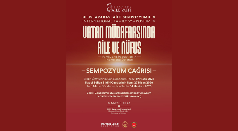 IV. Uluslararası Aile Sempozyumu Çağrısı!